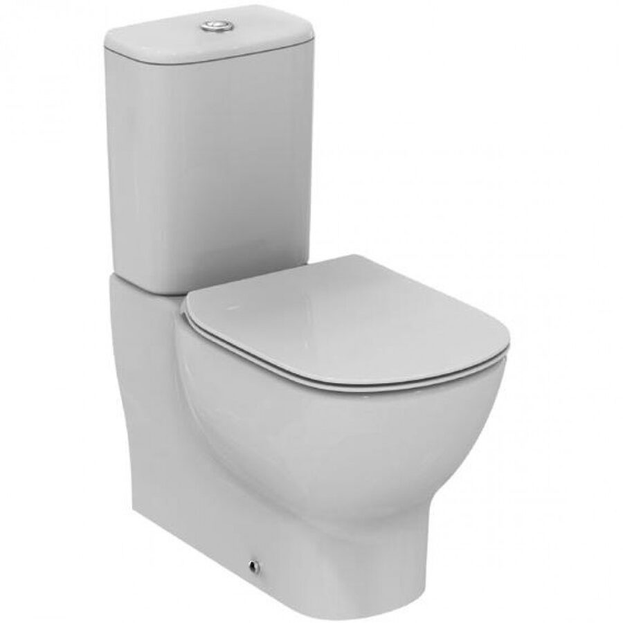 IDEAL STANDART TESI WC pods ar SC vāku, balts, T371701