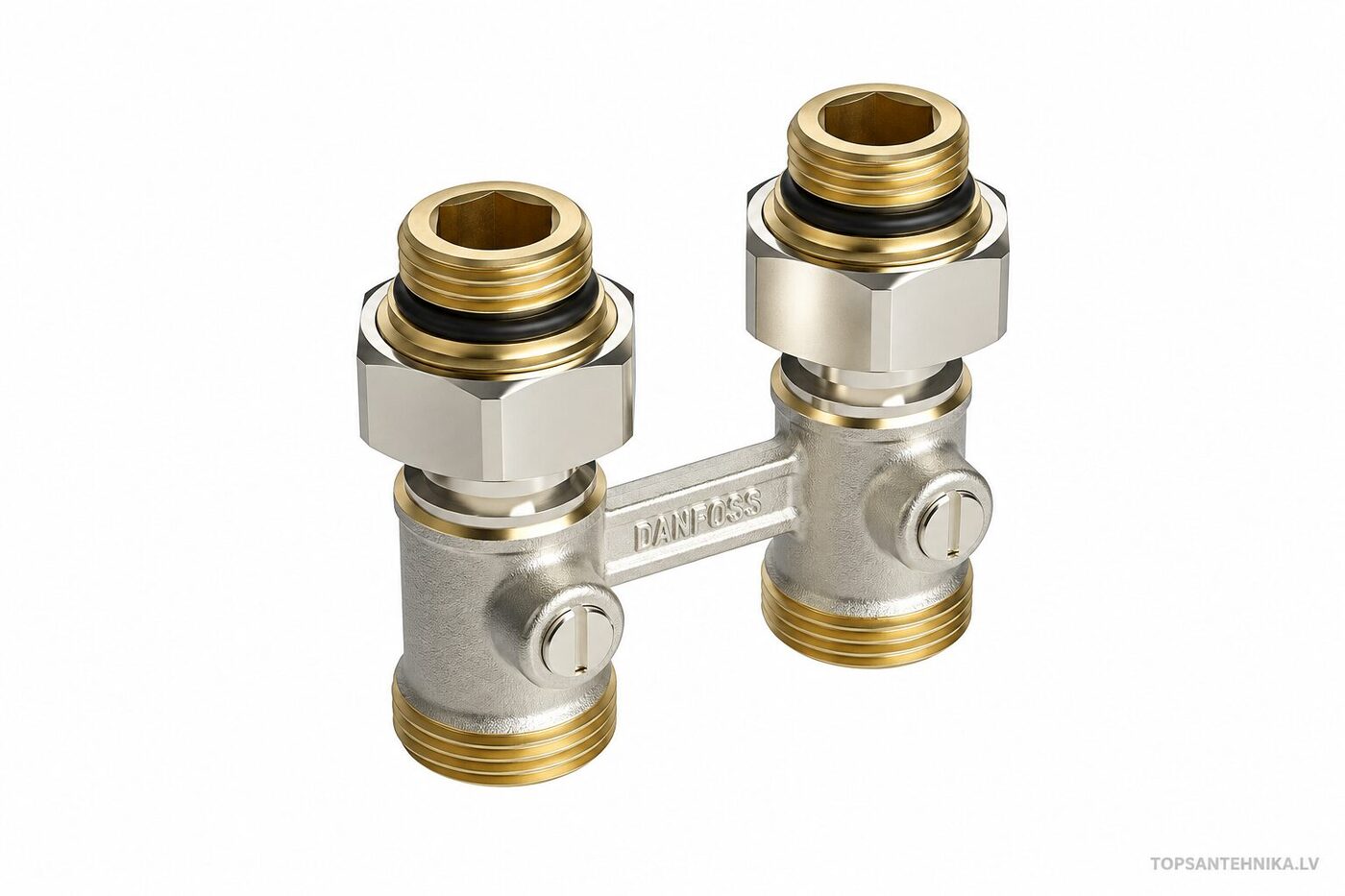Danfoss RLV-KB H-veida radiatoru vārsts, taisns
