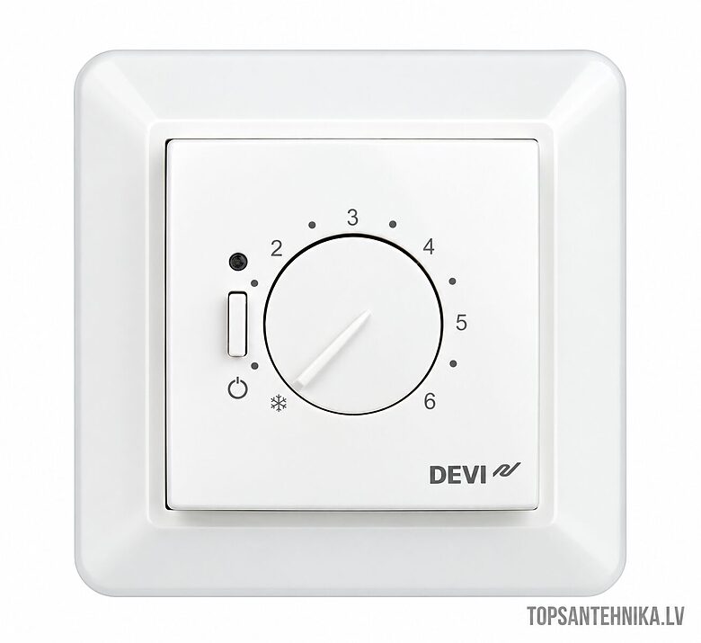 DEVI DEVIreg™ 530 termostaatti lattia-anturilla, 15 A, 5–45 °C, 140F1030 