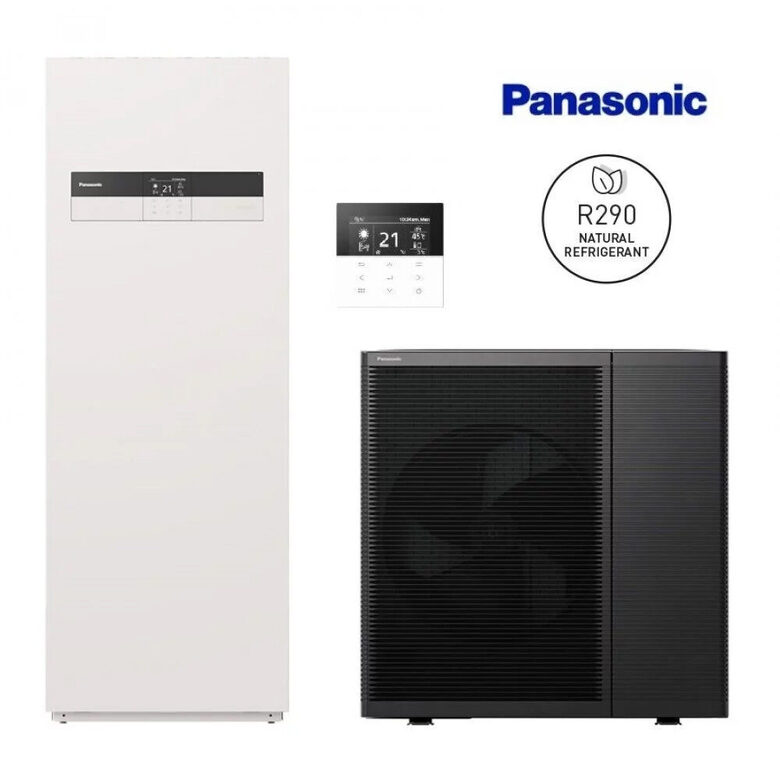 Lämpöpumppu Panasonic Aquarea L 9kW, All in One (R290), WH-ADC0509L6E5 / WH-WDG09LE5 
