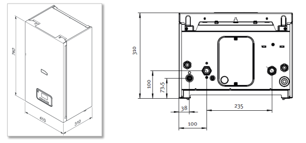 Elektriküttekatel PROTHERM Ray 12 kW (v.14) 