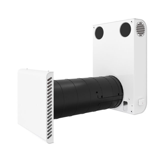 Zehnder ComfoAir 70 ventilatsiooniseade (rekuperaator), plastikust fassaadivõre, 527007240 