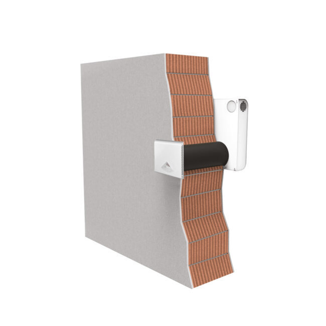 Zehnder ComfoAir 70 ventilatsiooniseade (rekuperaator), plastikust fassaadivõre, 527007240 