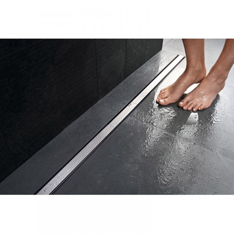 GEBERIT duširenn CleanLine SH50-50mm 154150001 + rest duširennile CleanLine20 90cm poleeritud 154450KS1 