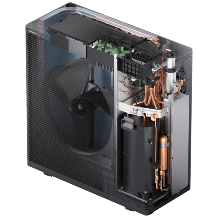 Lämpöpumppu Panasonic Aquarea L 7kW, All in One (R290), WH-ADC0509L6E5 / WH-WDG07LE5 