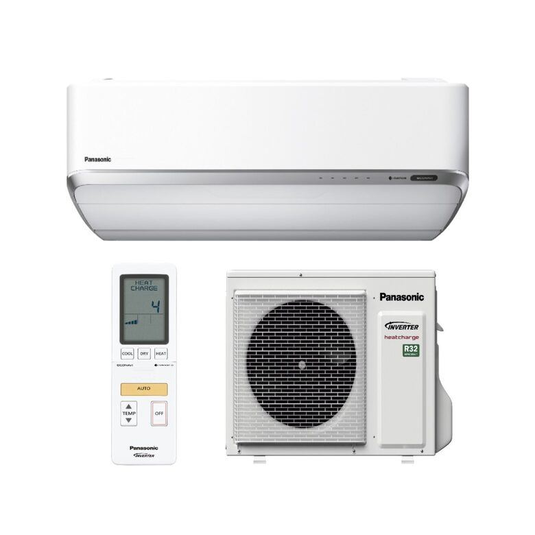 Ilmastointilaite-lämpöpumppu PANASONIC Heatcharge VZ Inverter+ 3.5/4.2kW, R32, CS-VZ12SKE / CU-VZ12SKE 
