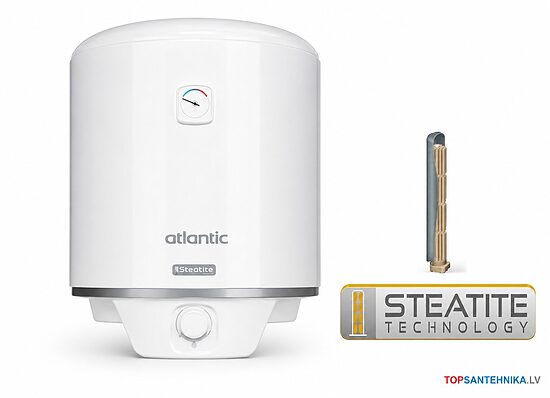 ATLANTIC STEATITE TURBO VM050 L elektriskais ūdens sildītājs 50 l, 2,1 kW, vertikāls, 841242