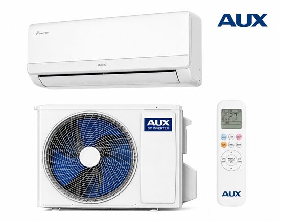 AUX gaisa kondicionieris-siltumsūknis QH 3.5/3.8kW (ASW-H12C5A4/QHR3DI-C0), balts 
