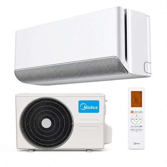 Midea ilmastointilaite-lämpöpumppu Breezeless E 7,0/7,3 kW (CB1-24HRFN8-I+MX4H-24RD1-CB) 
