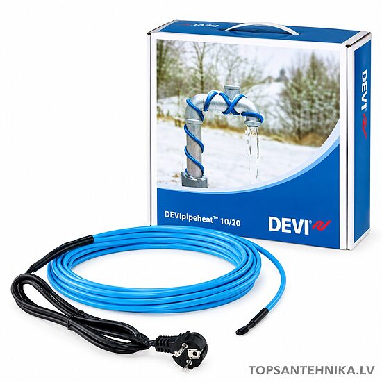 DEVI DEVIpipeheat™ 10 V3 pašregulējošs apsildes kabelis 4 m, 40 W, 230 V, 140F0922 