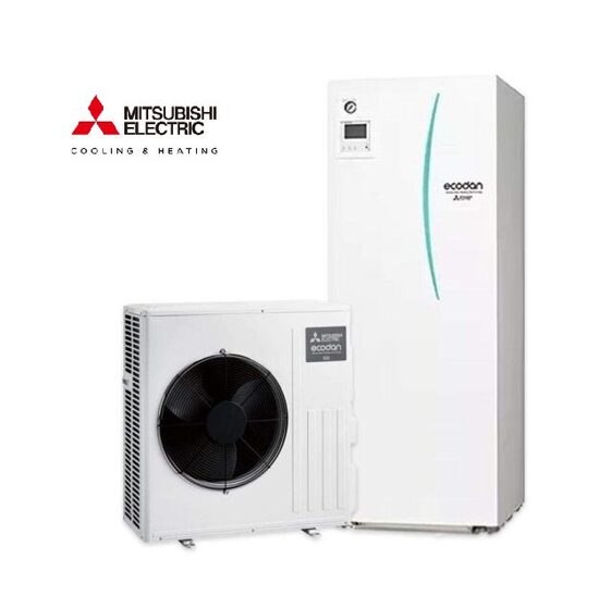Mitsubishi Electric ECODAN ERST20D-VM2D / SUZ-SWM80VA (230V, 1F) siltumsūknis 7.5kW, 200L ūdens sildītājs 