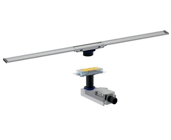 GEBERIT dušas kanāls CleanLine SH50-50mm 154150001 + reste kanālam CleanLine20 90cm pulēta 154450KS1 
