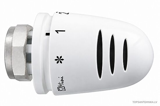 HERZ Design MINI termostaattipää M28×1,5, 0–30 °C, 1920030