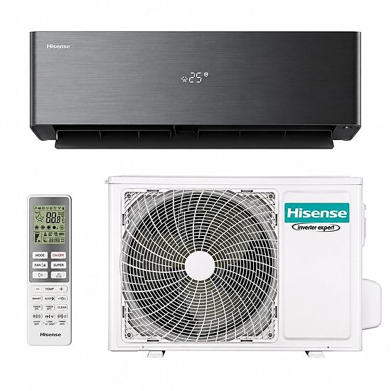 Hisense ENERGY PRO X QH50BV0BG 5.0/5.2 kW kliimaseade / õhksoojuspump, mattmust 
