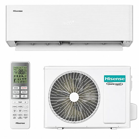 Hisense ENERGY PRO X QH50BV0AG 5.0/5.2 kW kliimaseade / õhksoojuspump, mattvalge 