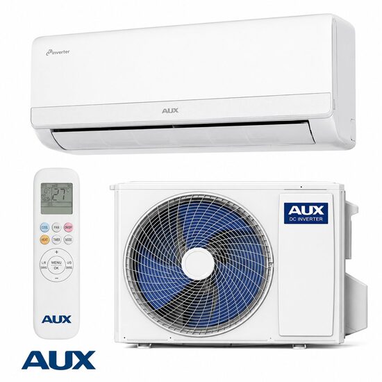 AUX oro kondicionierius-šilumos siurblys QH 3,5/3,8 kW (ASW-H12C5A4/QHR3DI-C0), baltas 