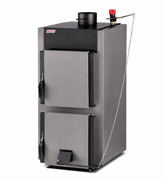KALVIS K-5-12(10) 10-12kW kietojo kuro katilas