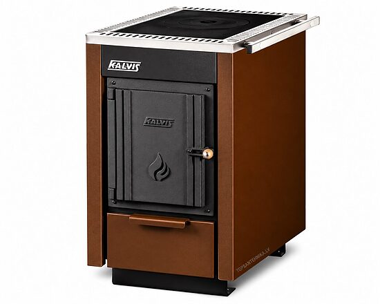 KALVIS K-KO2 14kW air heating boiler-stove, RAL1014