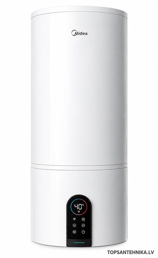 MIDEA VITA Hybrid EcoBoost hibrīdais ūdens sildītājs ar siltumsūkni 100 l, R290, D100-15EHP6 