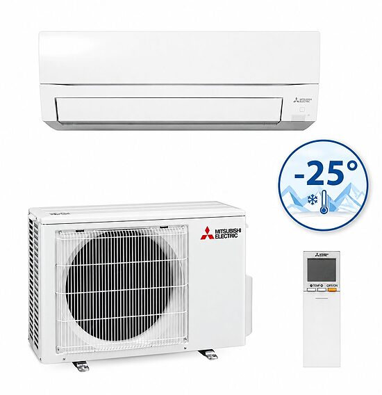 Mitsubishi Electric FT Zubadan kondicionieris / siltumsūknis 3.2 kW / 2.5 kW, MSZ-FT25VGK / MUZ-FT25VGHZ