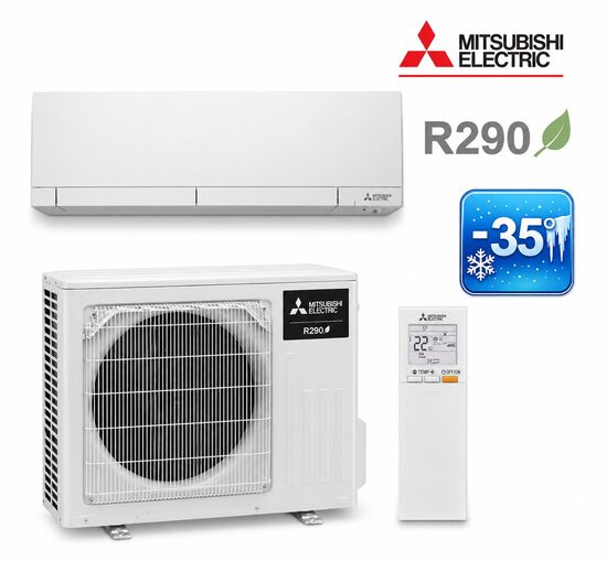 Mitsubishi Electric MSZ-RZ50VU-SC / MUZ-RZ50VUHZ-SC Air Conditioner and Heat Pump, 5.0/6.0 kW, R290, Wi-Fi 