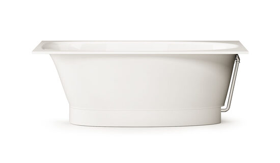 Akmens masas vanna PAA UNO GRANDE 1700 × 750 mm, balta, komplekts (VAUNOGR/00)