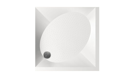 PAA ART KV Akmens masas dušas paliktnis 80/90/100cm, balts KDPARTKV