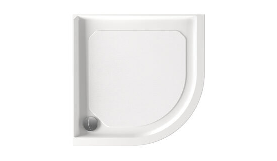 PAA Akmens masas dušas paliktnis CLASSIC RO 80/90/100cm, balts KDPCLRO