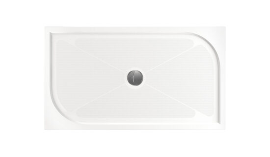 PAA LARGO Akmens masas dušas paliktnis , balts KDPLARG