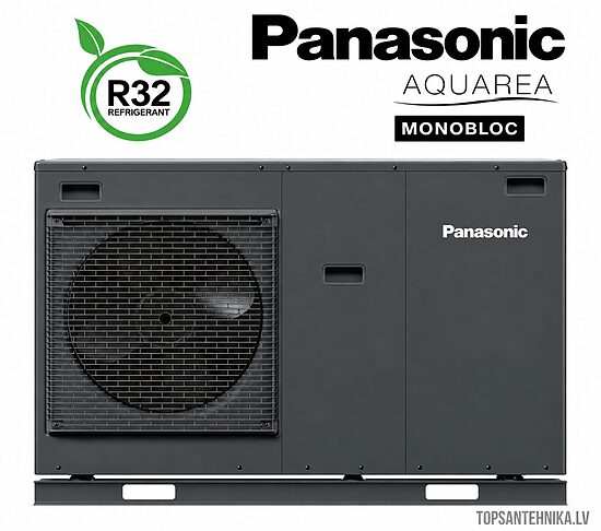 PANASONIC Aquarea J 7 kW Monobloks gaiss–ūdens siltumsūknis, R32, 230 V, WH-MDC07J3E5-1