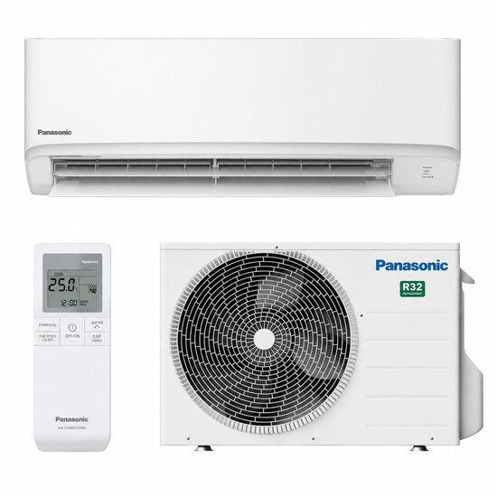 PANASONIC TZ 5.0/5.8 kW baltas oro kondicionierius / šilumos siurblys, CS-TZ50CKEW / CU-TZ50CKE