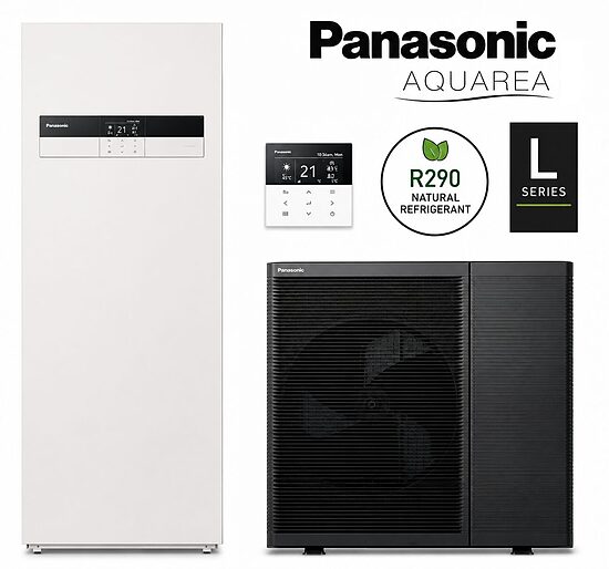 Panasonic Aquarea L All in One Air-to-Water Heat Pump, 9.0 kW, R290, WH-ADC0509L6E5 / WH-WDG09LE5