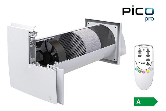 TECNOSYSTEMI sienas rekuperators PICO PRO 45, 45m³/h, ACD100057 