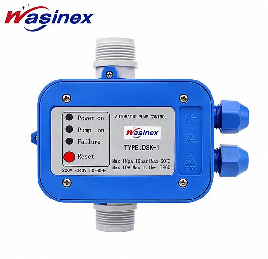 Wasinex DSK-1 elektroniskais sūkņa darbības kontrolieris, 1", 1,1kW, 10A