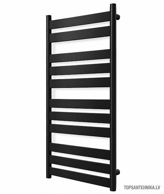 Zehnder Zeta pyyhekuivainpatteri 1200×500, mattamusta RAL 9205, 476 W, ZET120509205 