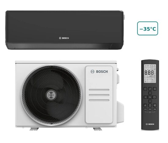 Bosch Climate 7100i CL7100i-Set 50 HEB melns gaiss–gaiss siltumsūknis / kondicionieris, 5.0 kW