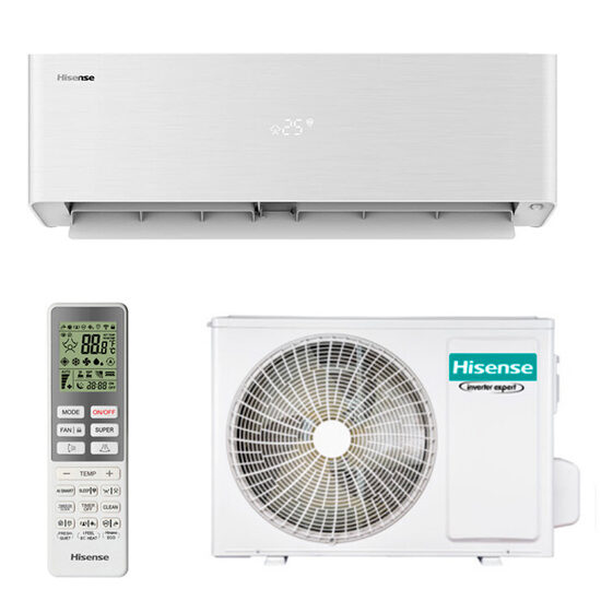 Кондиционер-тепловой насос Hisense ENERGY PRO X QH35XV4A, воздух-воздух, 3.5/4.0kW, матовый белый 