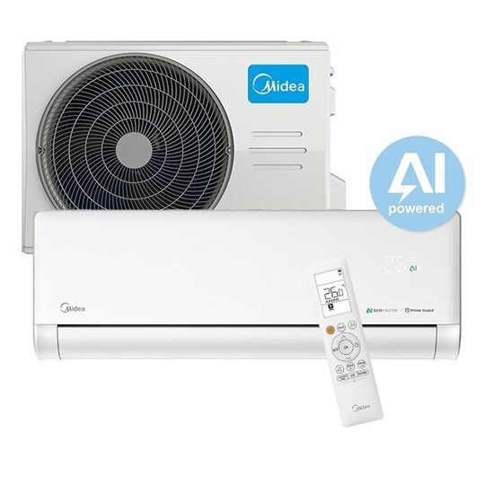 Midea oro kondicionierius-šilumos siurblys Solstice EZ 5.0/5.4kW (EZ-18RD6-I / EZ-18RD6H-O) 