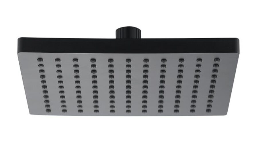 Statsionaarne dušiotsik 200x200mm HERZ SQ a54b, must UH12112B