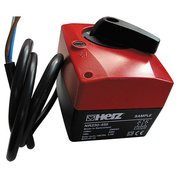 Motors trīsceļu/četrceļu vārstiem HERZ NR 230-455, 230V 3-punktu 90°, 140s, 10 Nm  1771263