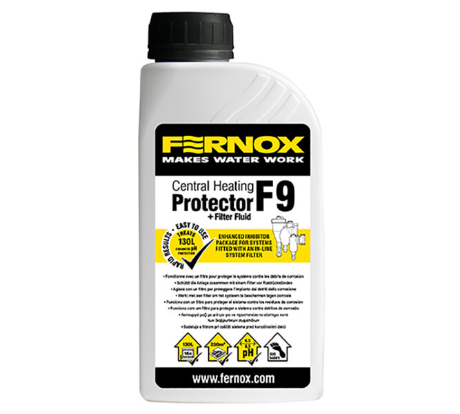 FERNOX Protector + Filter Fluid F9 Inhibitors apkures sistēmām 500ml (62236) 