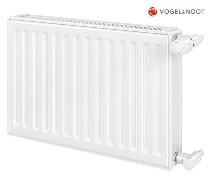 Vogel & Noot Compact 11K 400mm height, heating radiator with side connection.