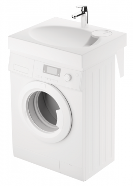 Izlietne virs veļas mašīnas PAA CLARO 60x60cm komplekts, KICLASIF/00 + DEIZTCLA/00 