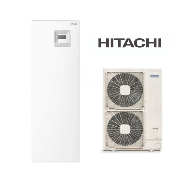 Šilumos siurblys Hitachi Yutaki S Combi 11 kW su 220L boileriu (oras-vanduo) 