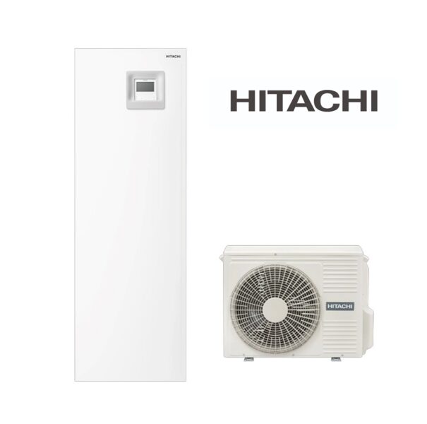 Siltumsūknis Hitachi Yutaki S Combi 8 kW ar 220L boileri (gaiss-ūdens)  