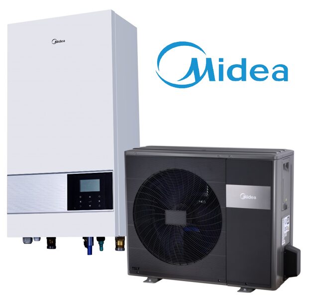 Siltumsūknis MIDEA M-Thermal 14 kW (gaiss-ūdens) (MHA-V14W/D2RN8-B2 / HB-A160/CGN8-B) 