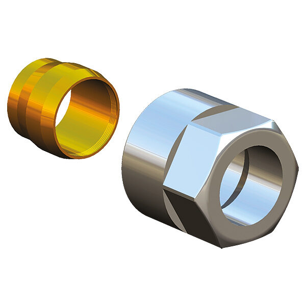HERZ Design surveadapter CU torule D15mm M 22 x 1,5 S628415