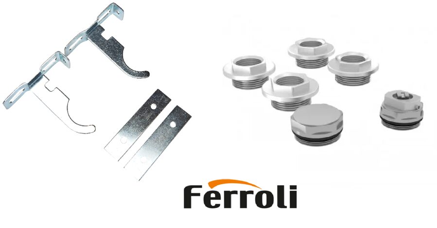 FERROLI Aliuminio radiatorių tvirtinimo detalių ir dangtelių komplektas 
