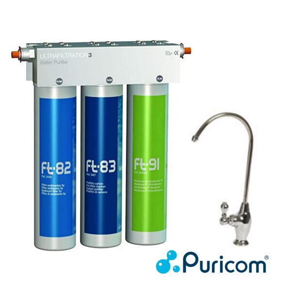 Ūdens attīrīšanas sistēma PURICOM FT line-3 RO 