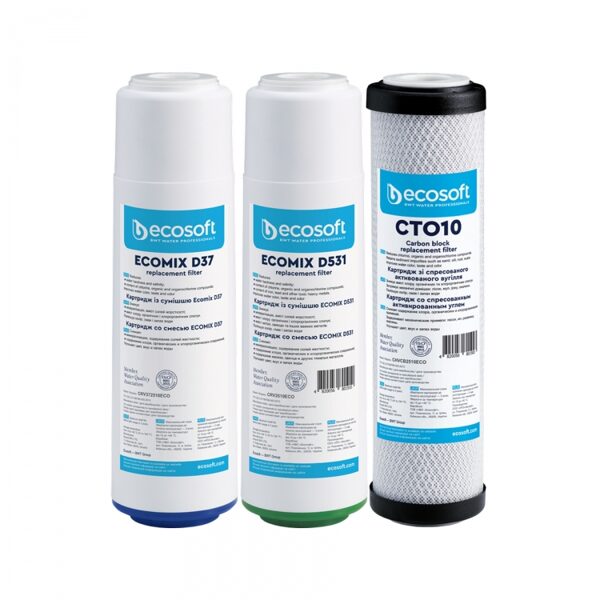 Ecosoft Advanced Triple Filter Cartridge Kit CRV3ECO 